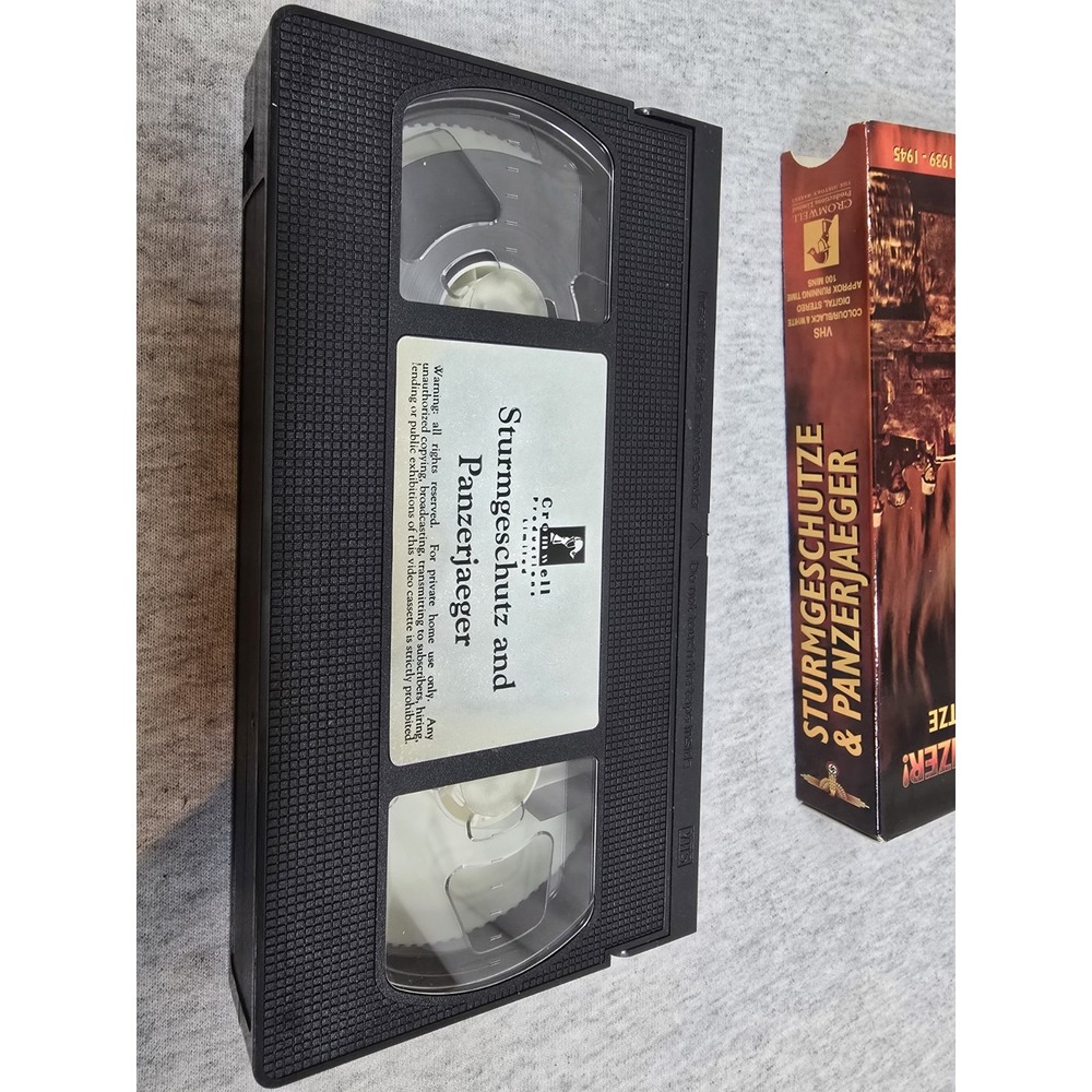 Achtung Panzer Sturmgeschutze(VHS 1999)TESTED-RARE VINTAGE COLLECTIBLE